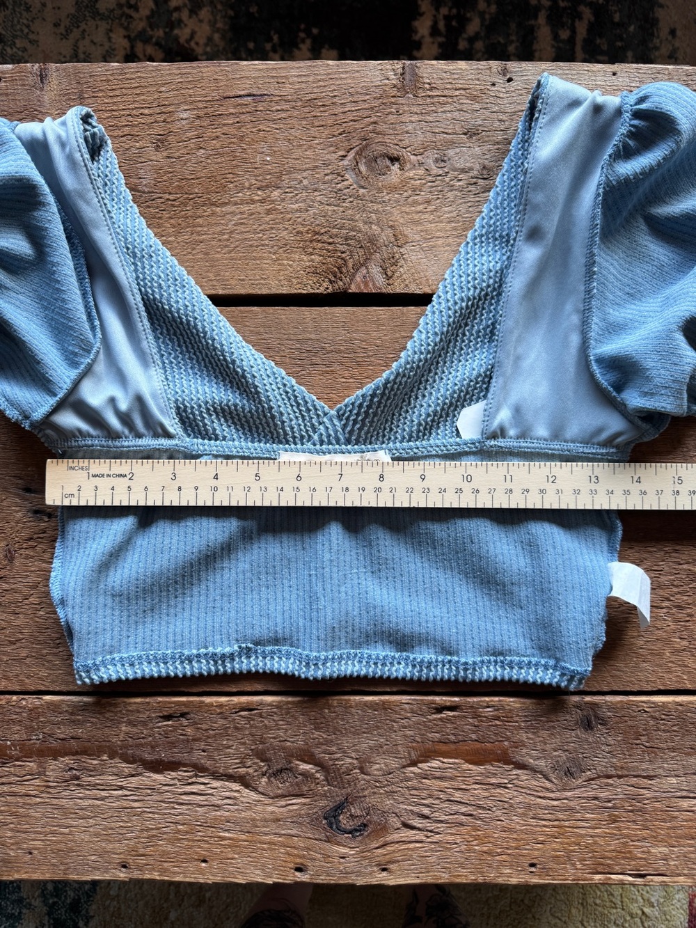 Altar'd State Puff Sleeve Crop Top - Picture 7 of 7